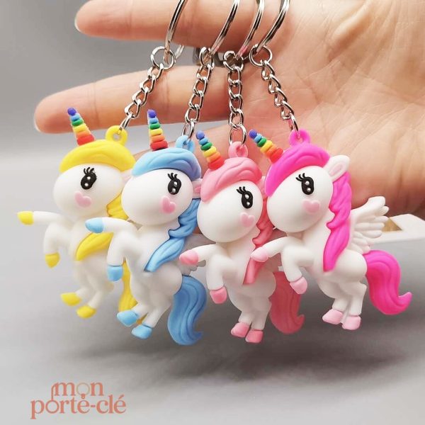 Porte-clé licorne, accessoire pratique et stylé