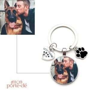 Porte-clé pour amoureux des chiens
