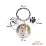 Porte-clé original pour passionnés de chiens