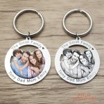 Porte-clé personnalisé avec gravure photo