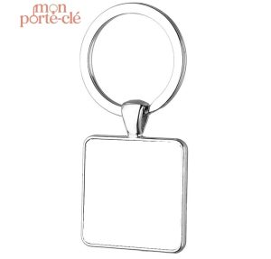 Porte-clé photo design métal