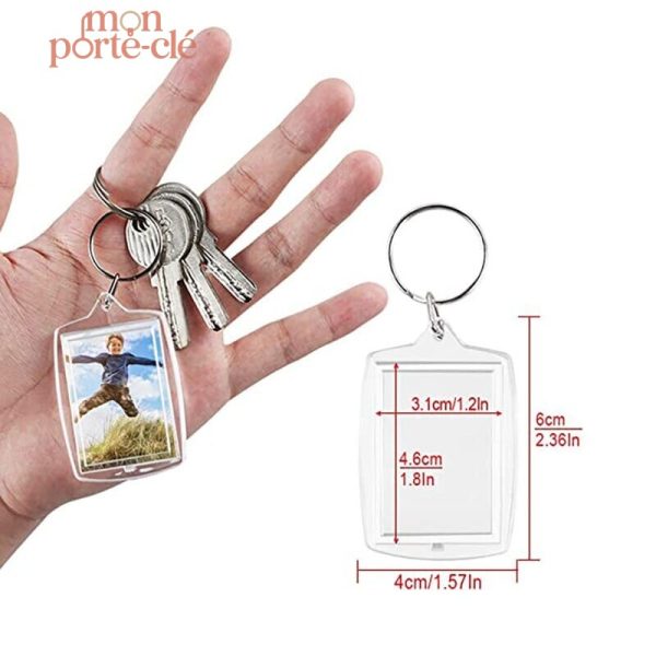 Porte-clé photo tendance et utile