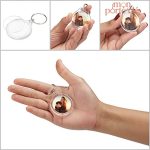 Porte-clé photo transparent à personnaliser