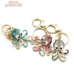 Porte-clé pieuvre mignon, parfait pour les clés ou sacs