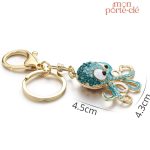 Porte-clé pieuvre, accessoire tendance pour les passionnés de mer