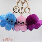 Porte-clé souple en forme de pieuvre