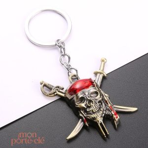 Porte-clé inspiré de l'univers des pirates