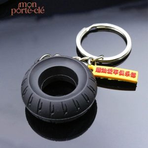 Porte-clé Moto Pneu GP Shanghai, accessoire tendance