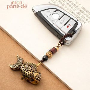 Porte-clé poisson, accessoire pratique et décoratif