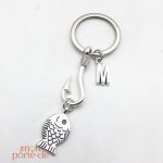 Porte-clé poisson personnalisé en design original