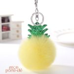 Porte-Clé Pompon Ananas