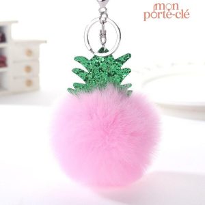 Porte-Clé Pompon design tropical