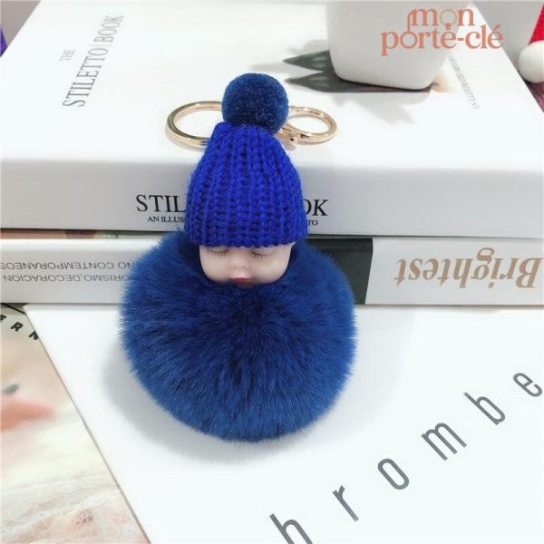 Porte-Clé Pompon fait main