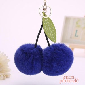Porte-Clé Pompon coloré et tendance