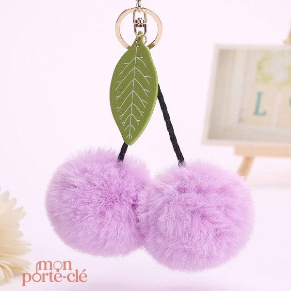 Porte-Clé Pompon stylé pour sacs