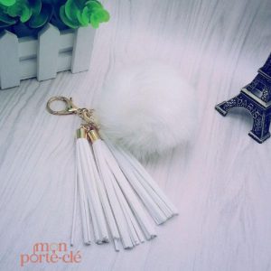Porte-Clé Pompon chic et moderne