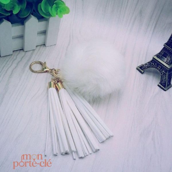 Porte-Clé Pompon chic et moderne