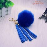 Porte-Clé Pompon original en fourrure