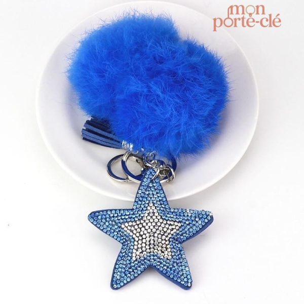 Pompon décoratif pour porte-clés