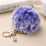 Porte-Clé Pompon pour femme élégant