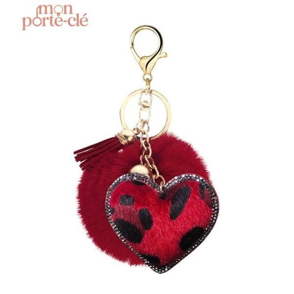 Porte-Clé tendance avec Pompon