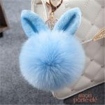 Accessoire pratique, porte-clé Pompon de style unique