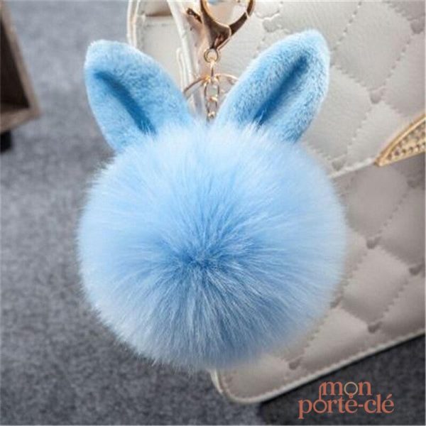 Accessoire pratique, porte-clé Pompon de style unique