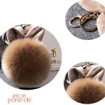Porte-clé Pompon, une touche de fantaisie animale