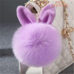 Pompon Lapin, accessoire tendance pour clés