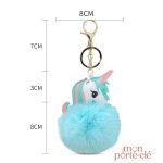 Porte-clé créatif inspiré de l'univers des licornes