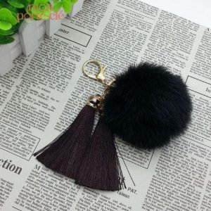 Porte-Clé avec pompon en style marocain