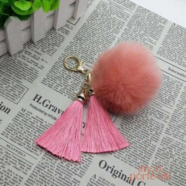 Accessoire de mode : Porte-Clé Pompon