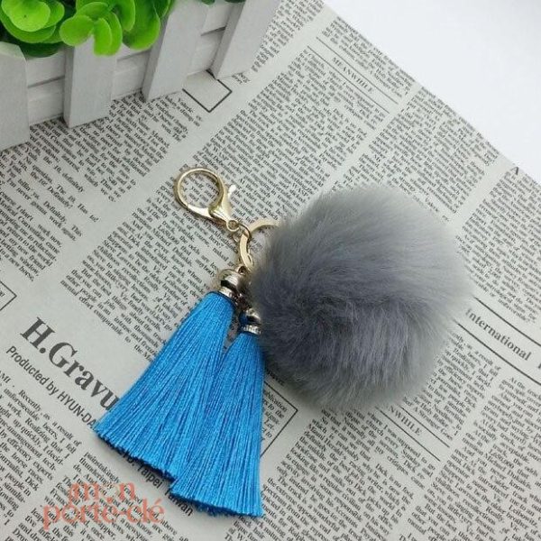 Porte-Clé Pompon, un accessoire chic