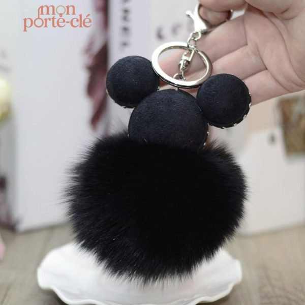 Porte-clé Pompon Mickey, un compagnon de clés