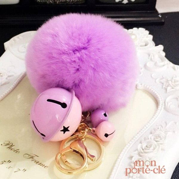 Porte-Clé Pompon, ajout de couleur à votre trousseau