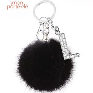 Porte-clé pompon unique pour un style original