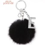 Porte-clé pompon coloré, un accessoire pratique