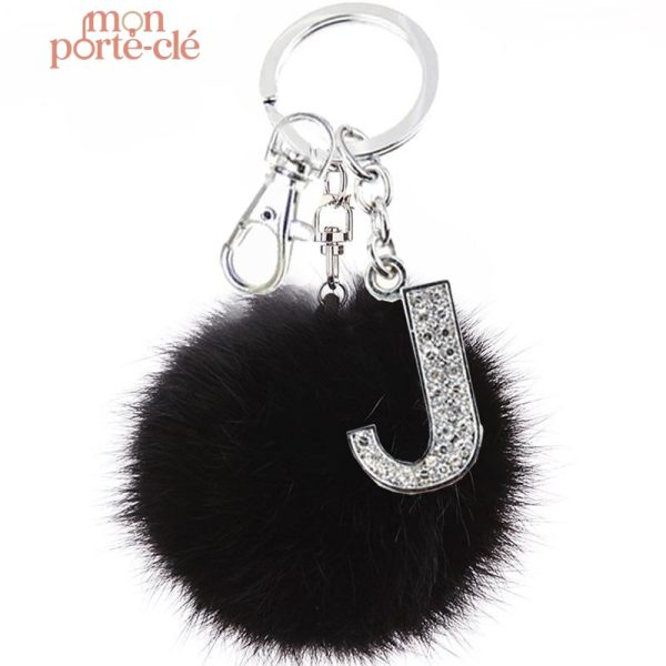 Porte-clé pompon personnalisé, ajout de charme