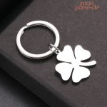 Porte-clé porte bonheur homme en métal élégant