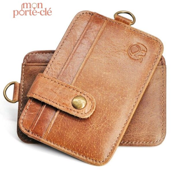 Porte-Carte en cuir, compact et fonctionnel