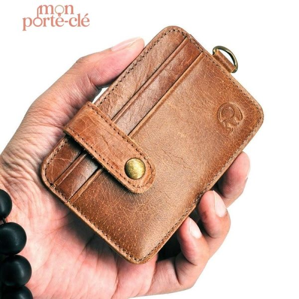 Porte-Clé en cuir, idéal pour un cadeau raffiné