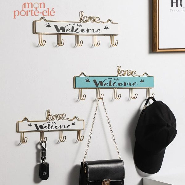 Porte-Clé mural pratique au look rétro