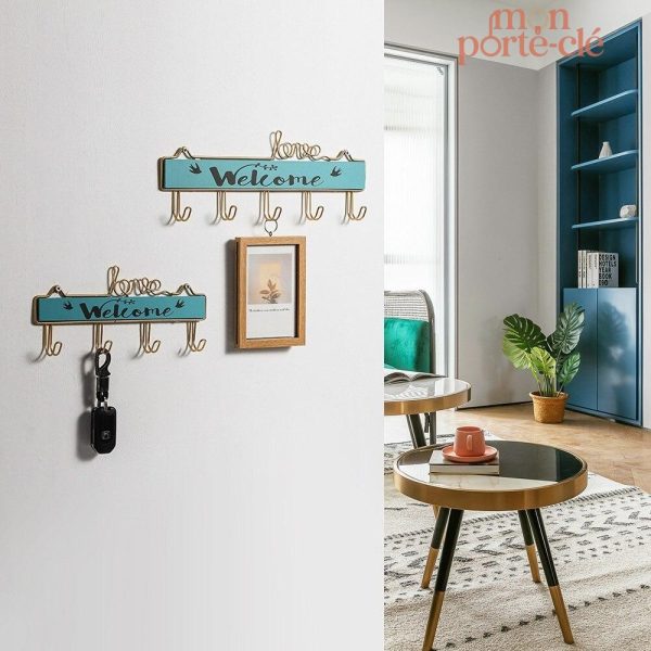 Porte-Clé mural pour organiser vos clés