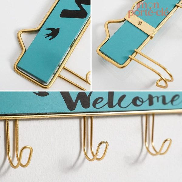 Porte-Clé mural vintage pour un foyer chaleureux