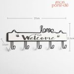 Porte-Clé mural style rétro pour entrée