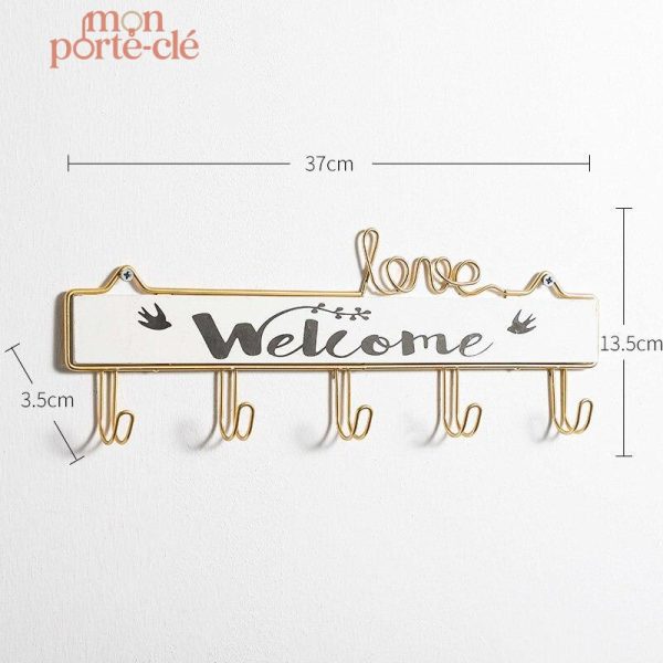 Porte-Clé mural vintage élégant pour maison