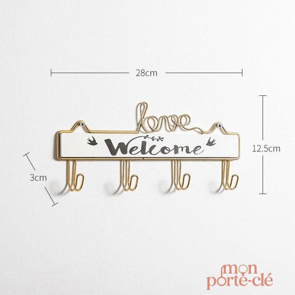 Porte-Clé mural vintage pour décoration intérieure