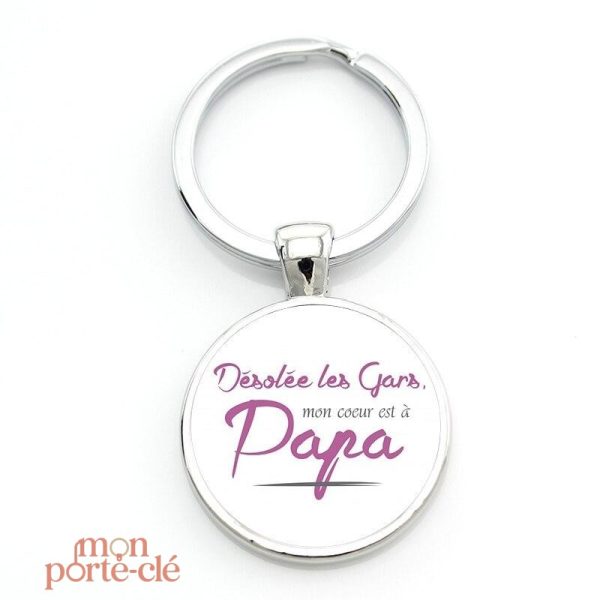 Porte-clé design Fête des Pères