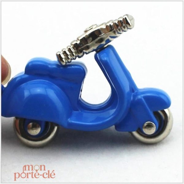 Porte-clé moto design coloré