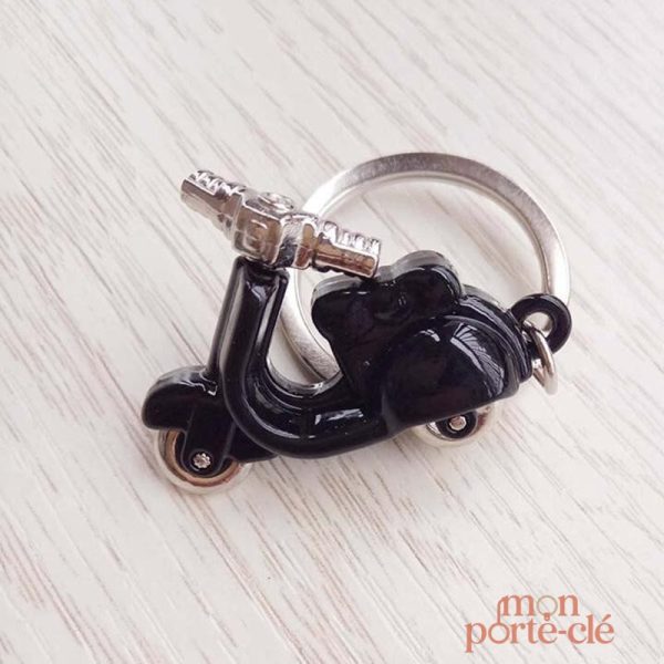 Porte-clé moto unique en couleur